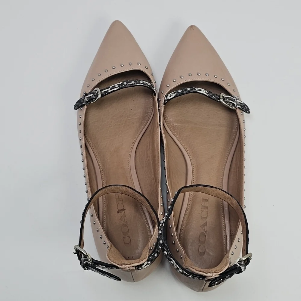 Coach Nude-Beachwood Jody Flats - Picture 12 of 15